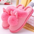 thumbnail image 2 of Kcodviy Pantoufles Slingback d'Intérieur d'Hiver pour Femmes pour la Maison pour Femmes Chaussures Confort Lapin Pantoufle Duveteuse Chaussures pour Femmes Oreilles Chaussures Pantoufles Semelle Souple Rigide Pantoufles Femmes Pantoufle pour Femmes, 2 of 2