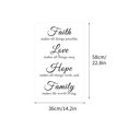 thumbnail image 3 of CEHVOM Home Living Room English Sticker Home Office Classroom Decoration Gift Clearance, 3 of 7