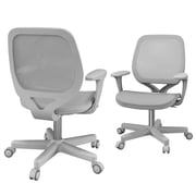 Vinsetto Mesh Office Chair, Small Computer Desk Chair, Space Saving, Grey