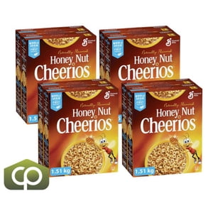 Honey Noix Cheerios - 1.51 Kg. Céréales de noix de miel irrésistibles avec du vrai miel(4/Case)