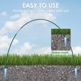 thumbnail image 4 of Greenhouse Hoops Frame Tunnel Kit 17in Long Detachable Garden Hoops Rust-Free Fiberglass Garden Support Frame with 18 Clips for Netting Raised Beds Garden, 4 of 9