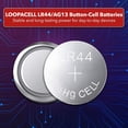 thumbnail image 3 of 10 Pack LOOPACELL AG13 LR44 357 Button Cell Battery, 3 of 6