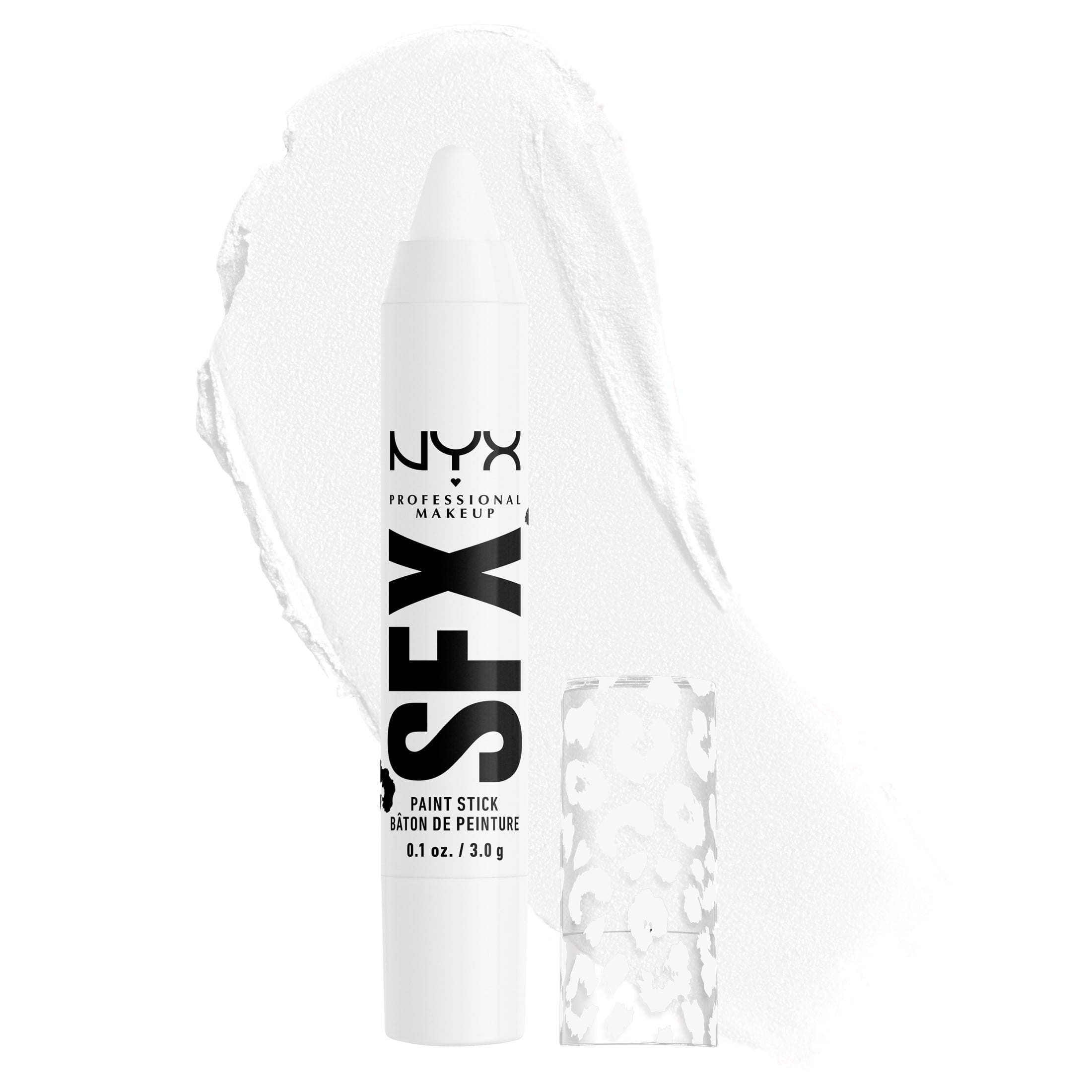 NYX Professional Makeup, bâton en crème SFX pour le corp et le visage Pro Paints, Giving Ghost, Blanc