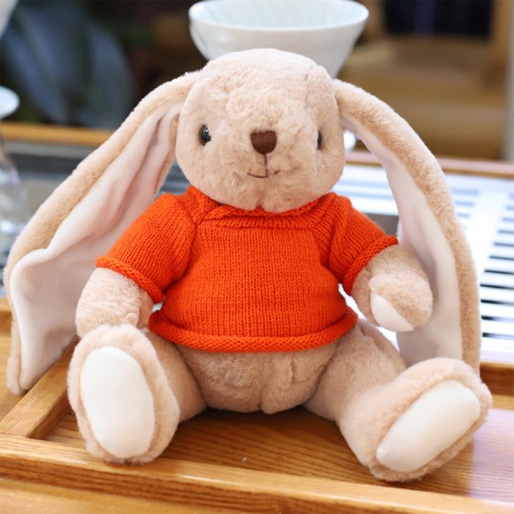 Chmadoxn Décoration pour la Maison, Décoration de Chambre, Décoration Murale Adorable Plus h Jouet Lapin Jouets Doux et Animaux en Peluche Super Poupées pour Ami et Famille de Tous Âges Coussin Lapin en Peluche