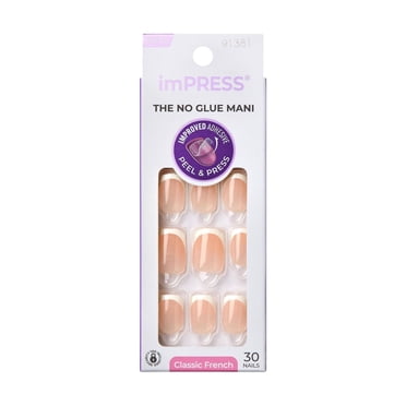 imPRESS French, The no Glue Mani, Model, Short Squoval