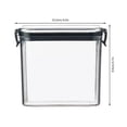 thumbnail image 2 of Contenants de Préparation des Aliments en Verre Carrés Transparents Ensemble de Contenants pour Buffet de Bonbons Contenants de Préparation de Repas 3 Compartiments Rangement Clair pour Garde-Manger Contenants pour Portions Contenants de Préparation de Repas Réutilisables en Verre, 2 of 3