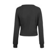 thumbnail image 4 of Cardigan pour Femmes Chandail Mode Femmes Uni Col en V Boutons Décontracté Extensible Tricoté Chandail Cardigan Manteau, 4 of 9