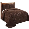 thumbnail image 3 of Better Trends Ashton Collection Cotton Chenille Tufted Medallion Bedspread Twin, 3 of 3