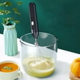 thumbnail image 4 of TIELUTT Hand Held Automatic Egg Beater Household Baking Tool C Egg Whisk Milk Cap to Send Coffee Brewer Pot Stirrer Automatic Rainbow Kitchenware Pancake Mixer Mini Cooking Set Metal Shakers, 4 of 5