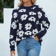 thumbnail image 1 of U.Vomade Women's Crew Neckline Chenille Sweater, 1 of 2