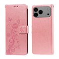 thumbnail image 1 of Flip Case for iPhone 17 Pro Max cardslots Flower leather Flip, 1 of 5