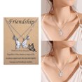 thumbnail image 2 of SIfdSeng Butterfly Necklace Female Sense Creative Card Necklace Gift for Friends Female Necklace Female Design Sense Temperament, 2 of 8