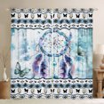 thumbnail image 1 of YST Rideaux Occultants Attrape-Rêves Bohème pour Filles Femmes Rideaux Bleu Ombré, Rideaux et Draperies Boho Aztèques à Rayures Chic Papillon pour Salon, Rideaux de Fenêtre Esthétiques Dégradés, 1 of 6