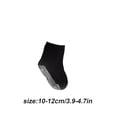 thumbnail image 3 of 6 Pieces Kids Stockings Socks with Nice Elasticity Comfortable Wearing Simple Style Good Craftsmanship Hose Keep Crawing medium black 10-12, 3 of 6
