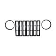 thumbnail image 2 of Convient 1997-2006 Jeep Wrangler TJ Rugged Ridge Garniture de Phare 12419.23 Noir; Plastique; Ensemble de 2, 2 of 5