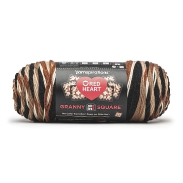 Red Heart® All In One Granny Square™ #4 Worsted (Medium) Acrylic Yarn 8.8oz/250g 417 Yards