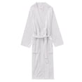 thumbnail image 4 of Women's Robes Womens Fleece Robe Soft Shawl Collar Bathrobe Plush Long Coat Bath Dress L, 4 of 4
