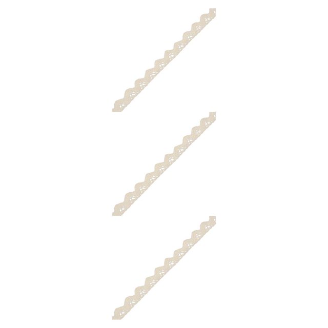 Youkk 1 Roll Lace Craft Ribbon Exquisite Useful Charming Stylish DIY Craft Sewing Accessory Clothes Supplies Lace Trim Type6 3Set