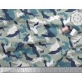 thumbnail image 2 of Soimoi Velvet Fabric Two Tone With White Camouflage Printed Fabric 1 Yard 58 Inch Wide, 2 of 3