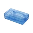 thumbnail image 3 of EGNMCR 2pc Plastic Pencil Box Large Capacity Pencil Boxes Clear Boxes With Snap-tight Lid Stackable Design And Stylish Office Supplies Storage Organizer Box Pencil Boxes, 3 of 3