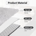 thumbnail image 3 of Hasoo 9' x 12' Large Area Rug High-Pile Plush Shag Rug Perfect for Living Rooms, Bedrooms, Dining Rooms, White, 3 of 7