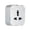 Silver, variant on Amdohai Universal 3-Pin Track Sockets Power Track Socket Outlet Versatile Electric Mobile Track Socket Power Track Adapter
