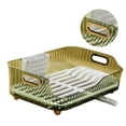 thumbnail image 3 of Large Dish Racks for Kitchen Counter,Dish Drying Rack for Vegetables and Fruits Detachable Dish Drainer Organizer Shelf with Utensil Holder Set, 3 of 8