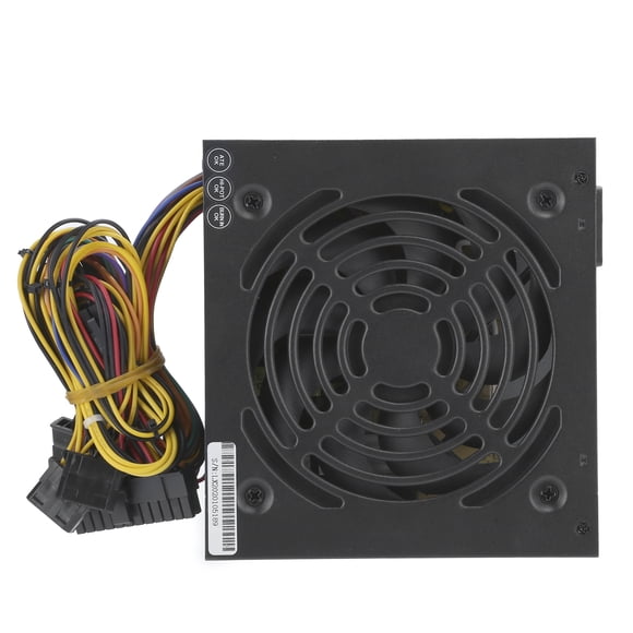 ATX 250W Power Supply, 115/230V Adjustable Non Modular Power Supply, Low Noise Power Supply, Manual Switch PFC Power Supply With1.1Meter Power Cord for Gaming ATX Case Computers