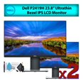 thumbnail image 1 of Dell 24" (p2419h) ultramince ips lcd écran d'ordinateur (2-Pack) Budget Bundle, 1 of 7