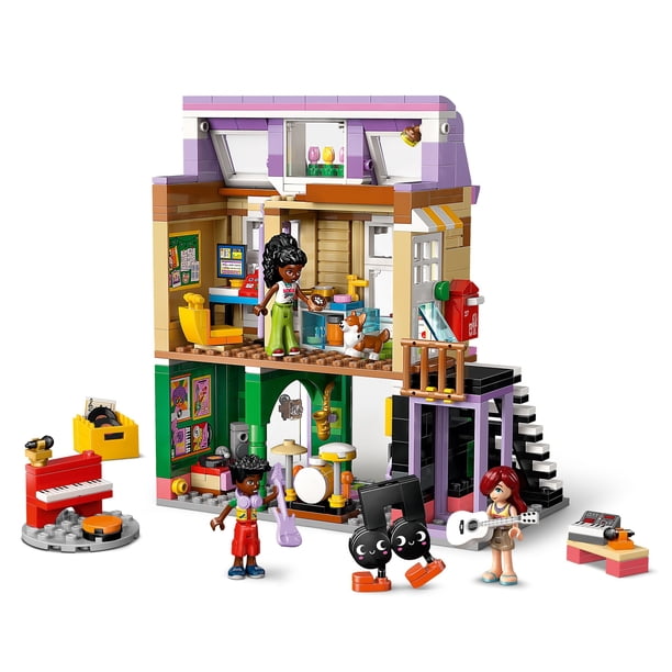 LEGO Friends Music Store & Apartment Building Set - Interactive