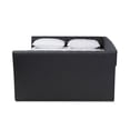 thumbnail image 4 of Baxton Studio Delora Full Size Dark Grey Upholstered Daybed with Trundle, 4 of 11