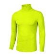 thumbnail image 2 of INSPIRE CHIC Men's Pullover Turtle Neck Long Sleeves Stretchy Slim Fit Tops, 2 of 7