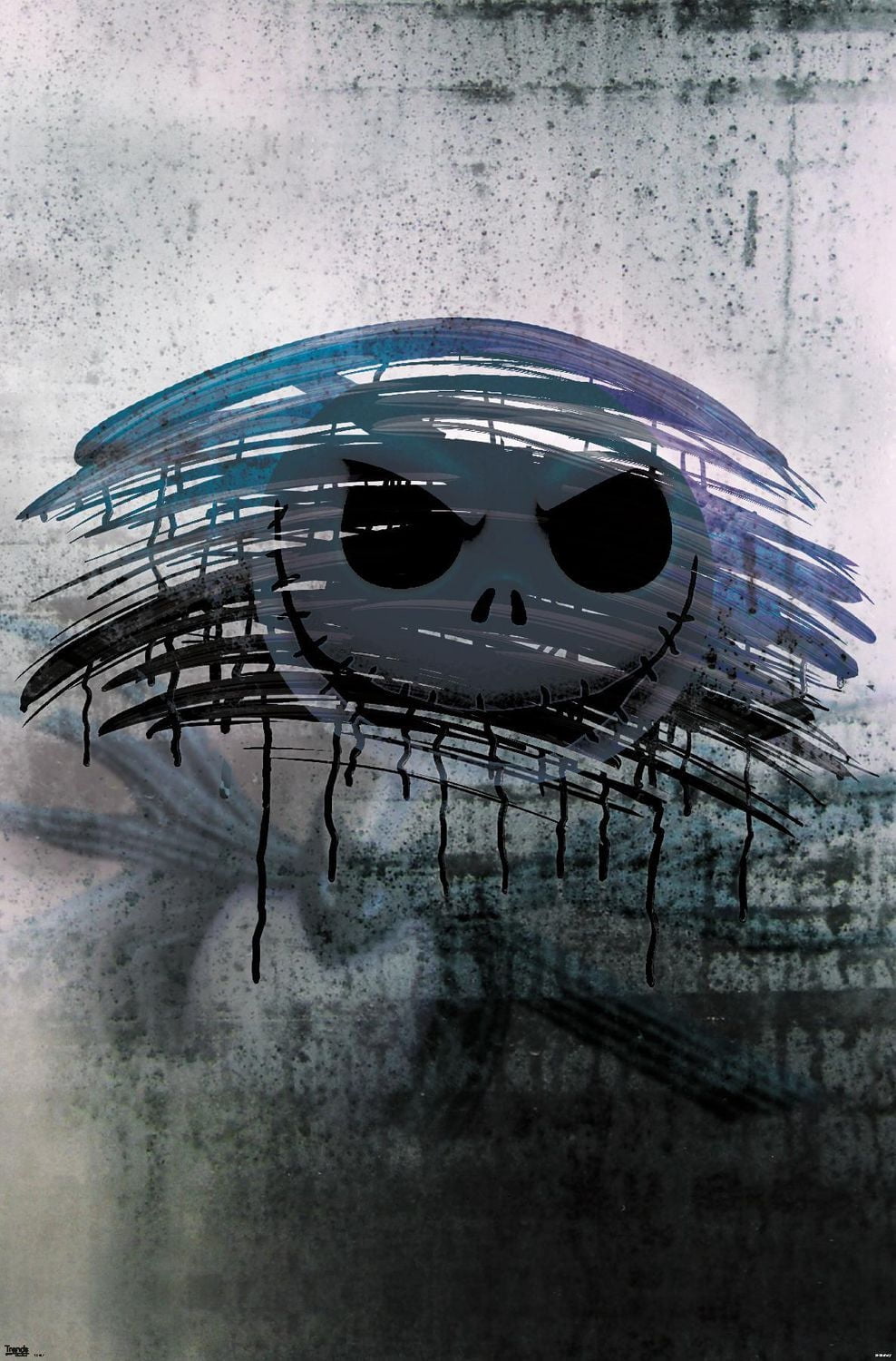 Disney Tim Burton's The Nightmare Before Christmas - Jack Mirror Wall Poster, 22.375" x 34"