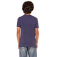 thumbnail image 2 of Bella Canvas Jersey Short-Sleeve Tee 3001Y, M, Navy, 2 of 3