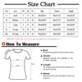 thumbnail image 3 of Pompotops T-shirt Ample Imprimé pour Femme Blouse à Manches 3/4 Col Rond Hauts Décontractés en Solde, 3 of 5
