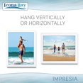 thumbnail image 3 of SURJDE 8x10 (20x25 cm) Picture Frame Set (White, 4 Pack) Simple Modern Design, Table Top Kickstand and Wall Hanging Hooks Included, Impresia Collection, 3 of 4