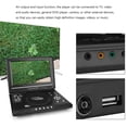 thumbnail image 4 of DVD Player,Portable HD 9in LCD TV Player FM Radio Receiver Tailored for Perfection, 4 of 9