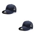 thumbnail image 3 of VONKY Adjustable Summer Thin Baseball Cap Breathable Comfortable Sporty Style Sun Protection Fashionable navy blue 2Set, 3 of 6
