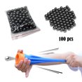 thumbnail image 2 of 100 Pcs Acier Calibre 8 mm Droit Pratique Acier de Poche Acier, 2 of 9