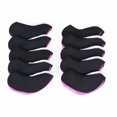 thumbnail image 4 of Bangcool 10PCS Golf Club Head Covers Color Patchwork Wedge Head Covers Golf Iron Covers with Number Design, 4 of 5