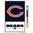 thumbnail image 1 of NFL Chicago Bears - Logo 21 Wall Poster, 22.375" x 34" Framed, 1 of 4