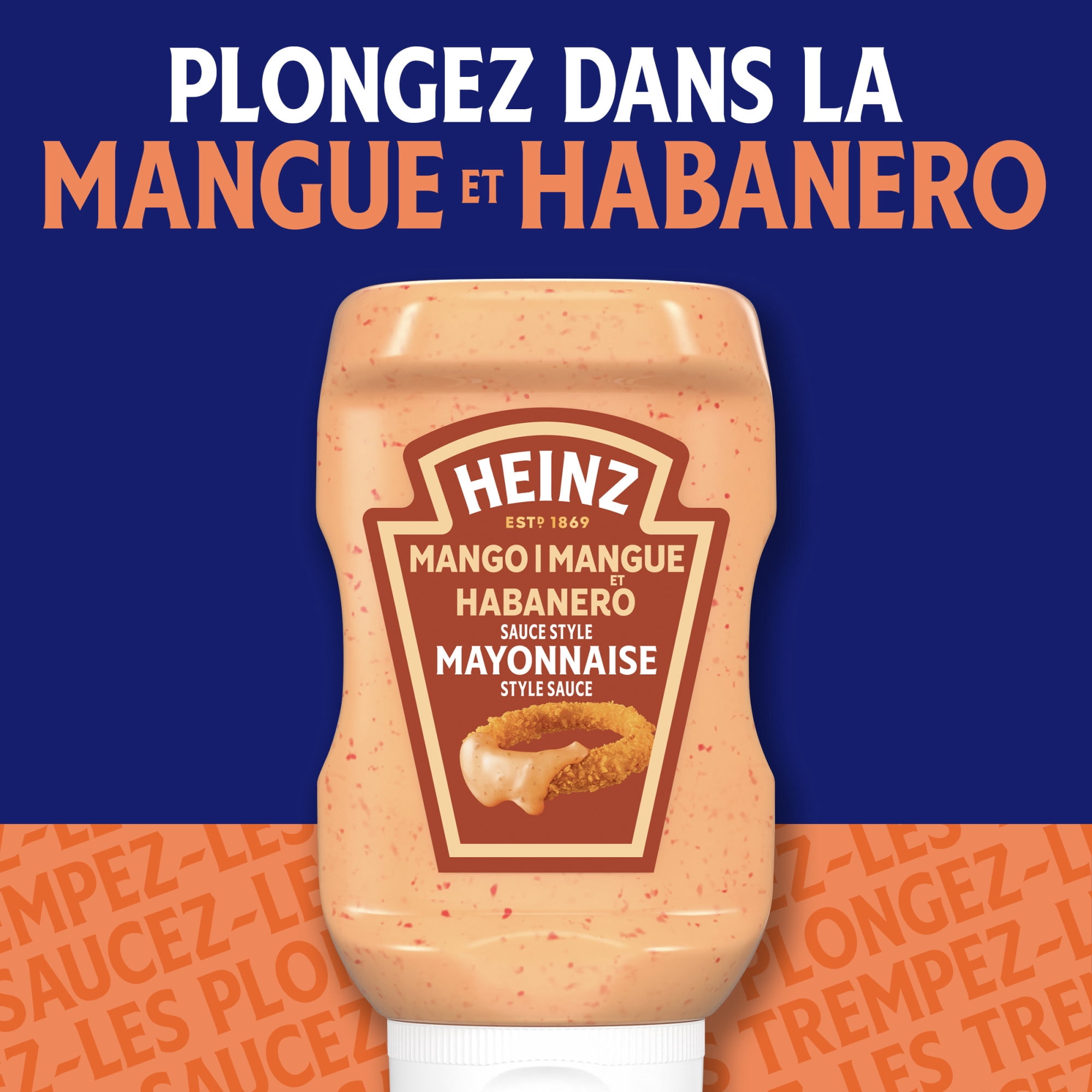 Sauce Style Mayonnaise À La Saveur De Mangue Et Habanero, Bouteille