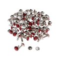 thumbnail image 1 of veasfak 50pcs Snap Button Rivets Leather Craft for Garment Accessories 7mm Red, 1 of 7