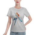 thumbnail image 1 of Women's Basic Short Sleeve T-Shirt One Piece Nami, 1 of 6
