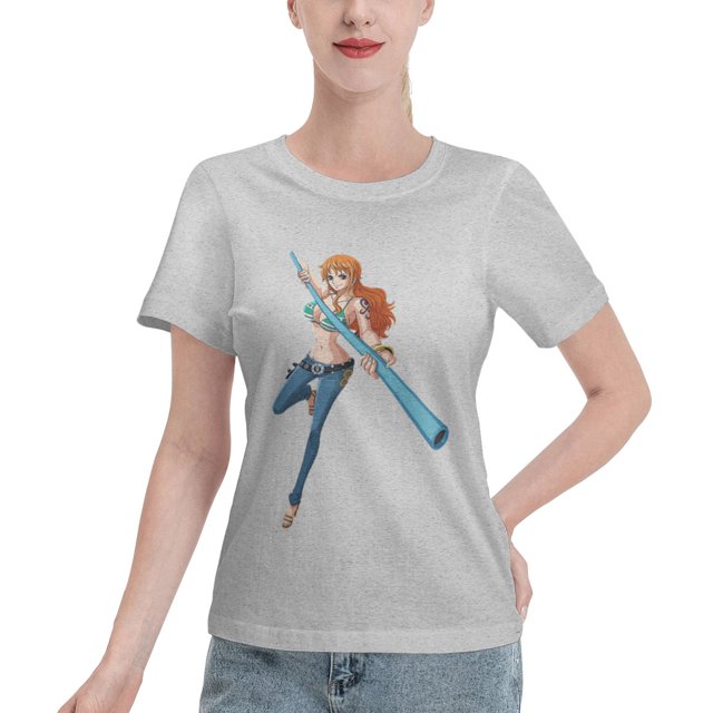 Women's Basic Short Sleeve T-Shirt One Piece Nami