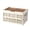 White #M, variant on Outdoor Storage Box, Multifunctional Foldable and Stackable Organizer with Detachable Tray, Portable Waterproof Container for Camping, Picnics, and Outdoor Adventures