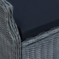 thumbnail image 2 of vidaXL 7 Piece Garden Dining Set Dark Grey, 2 of 12