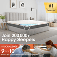 thumbnail image 3 of Dormeo Surmatelas Rafraîchissant Premium pour VR, Format Court Très Grand Size, 3 of 10
