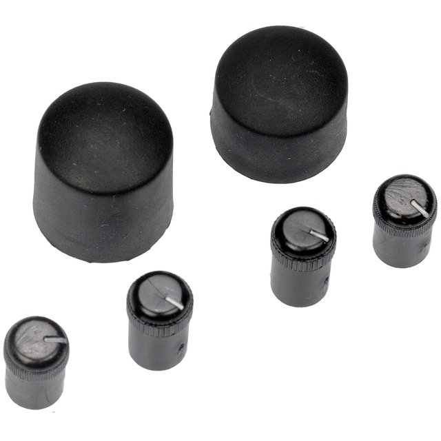 Help By Dorman Bouton Radio 76849 Remplacement OE; Cartonné; Kit de 3 Pcs; Bouton d'Équilibre/poussoir/bouton de Réglage; Gris