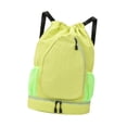 thumbnail image 4 of jinwen Badminton Racket Bag Decor Basketball Bag for Camping Gym Outdoor Activities Green, 4 of 9